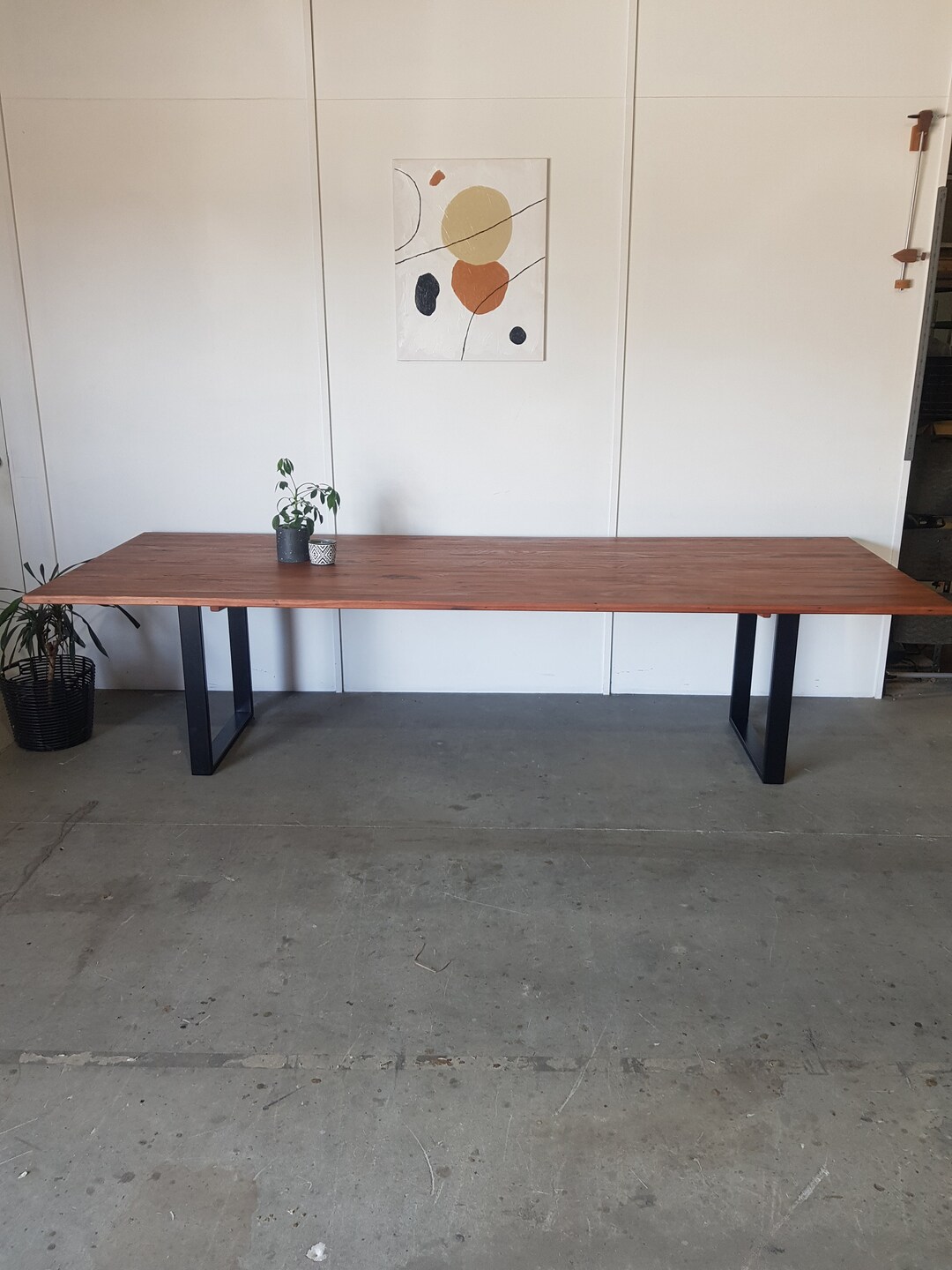 3 Metre Recycled Timber Dining Table Reclaimed Timber Australian Made