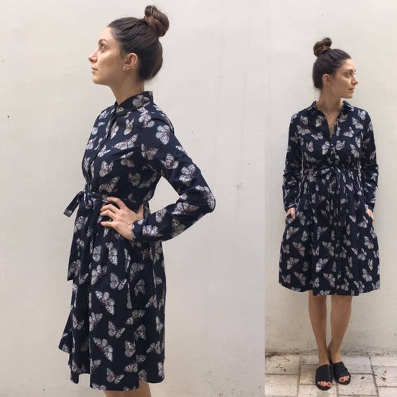 Long Sleeve Butterfly Dress