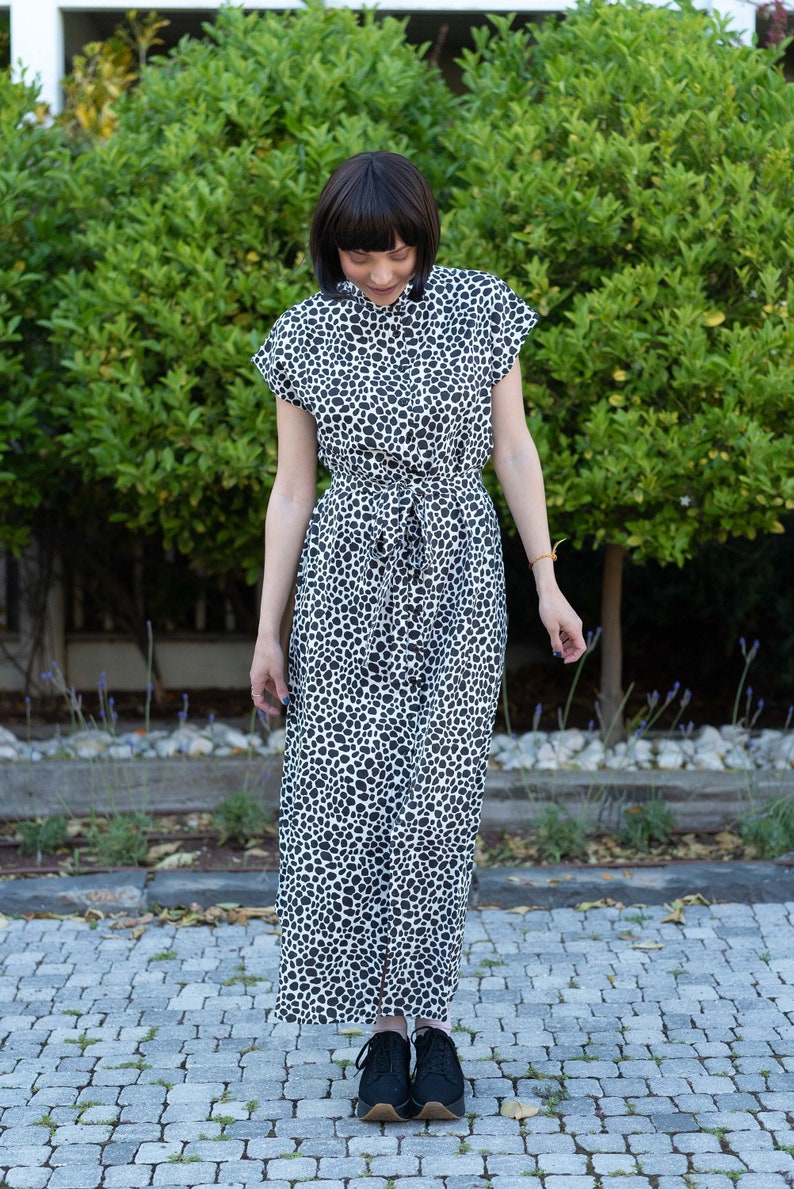 safari maxi dress