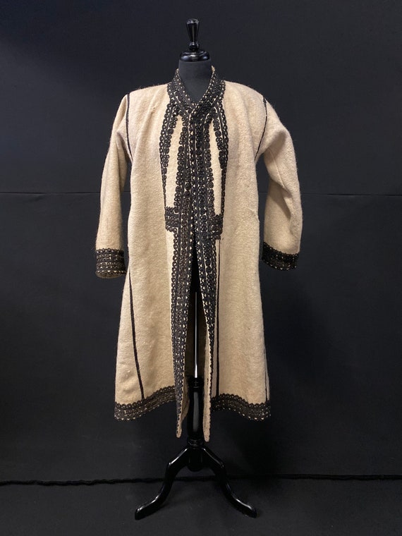 European Folk Hand Embroidered Coat