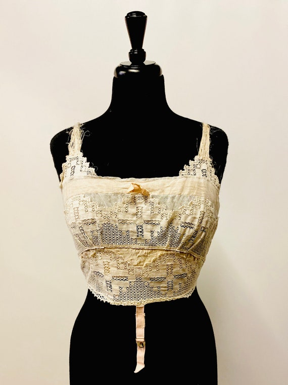 1920's Victorian American Lingerie Lace Camisole