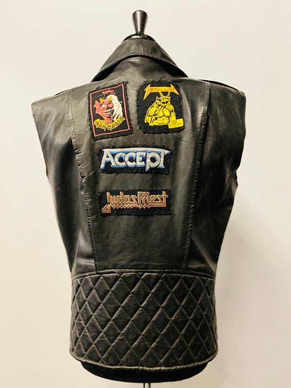 VINTAGE VELOCITY MC Biker Patch Set Iron On Vest Jacket Rocker Hells LARGE