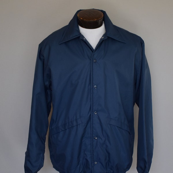 VTG 70s USA NYLON WOOLRICH SURFER JACKET HOT ROD WINDBREAKER 36” S main image 1