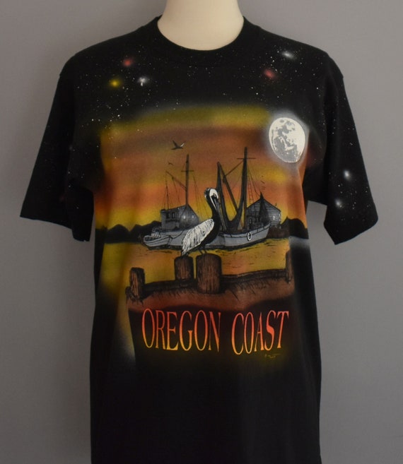 Vintage 80s Oregon Souvenir T-shirt, 1980s Oregon… - image 2