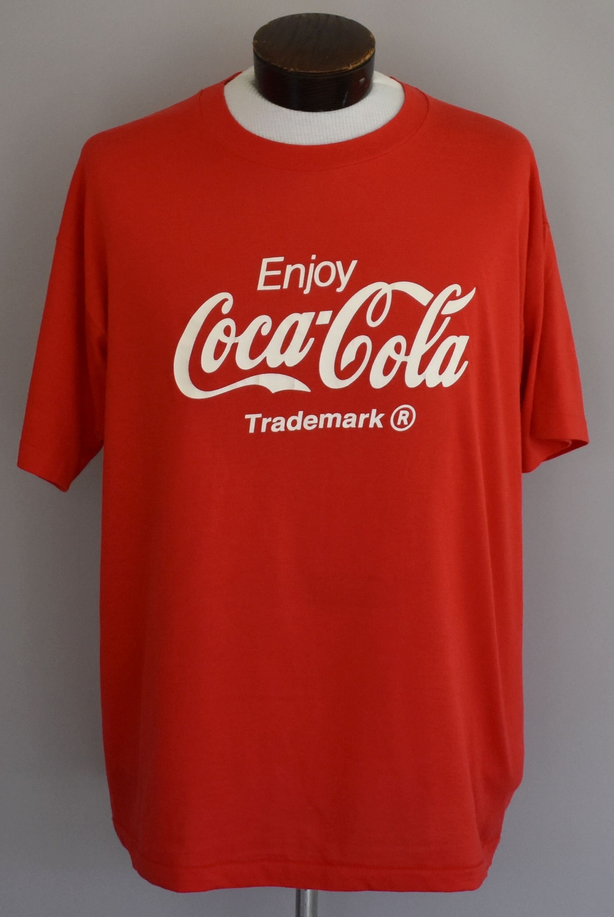 80s Cocacola Tee Coke Tshirt Soda Pop Advertising Shirt Etsy UK