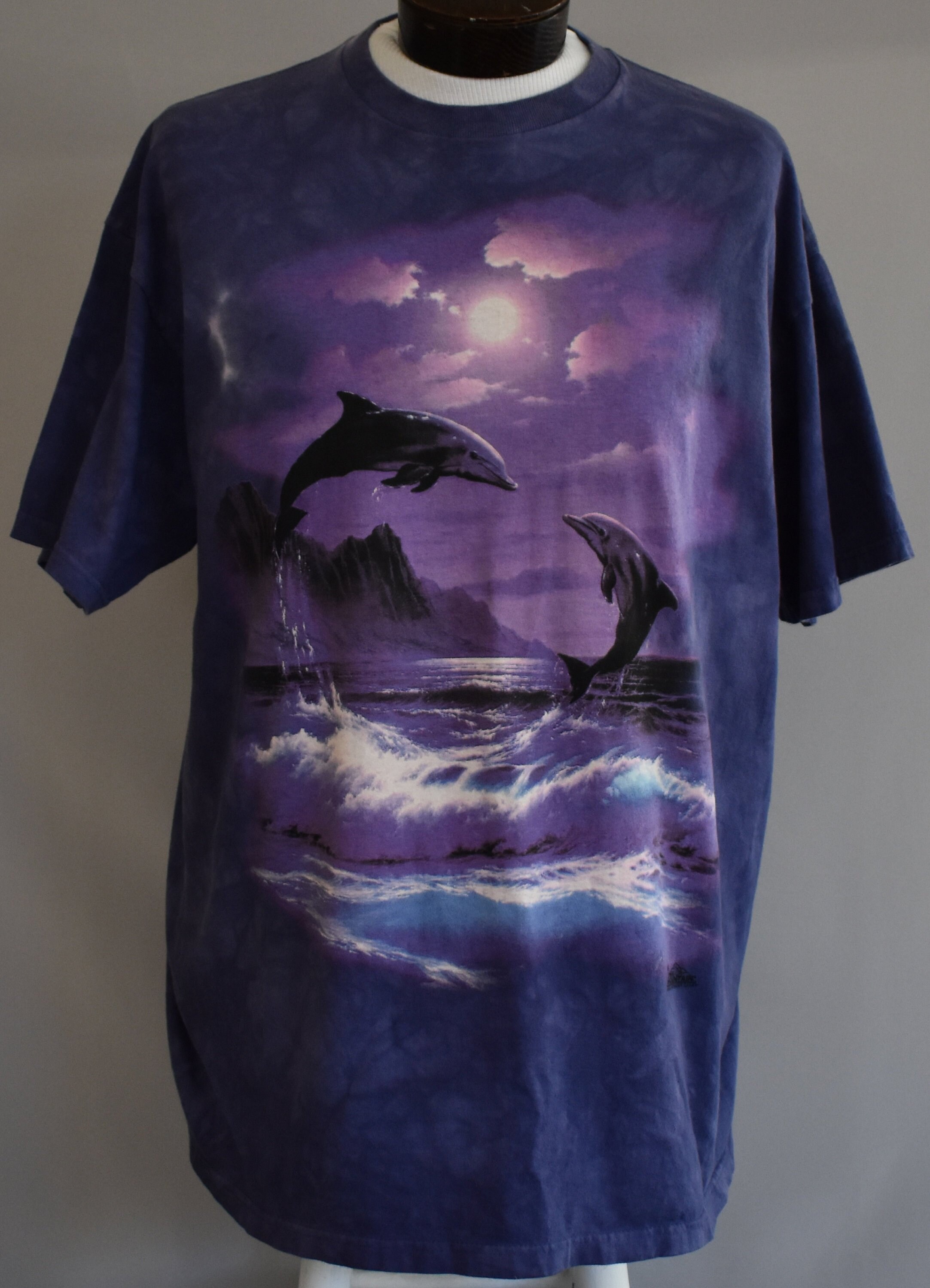 Vintage Dolphins Tee 90s Tie Dye Spirit 