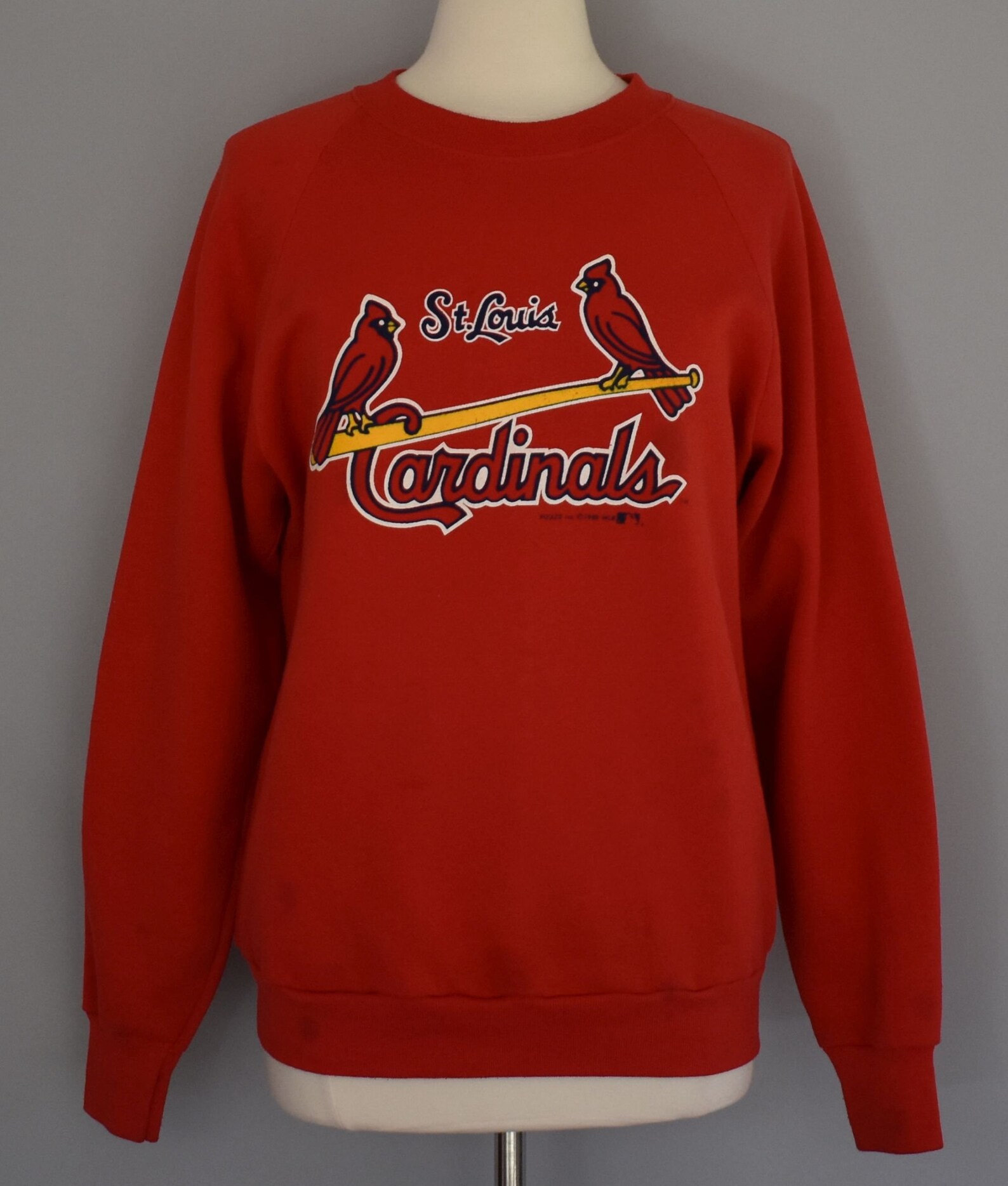 St Louis Cardinals Sweatshirt Vintage 80s Cardinals Raglan | Etsy