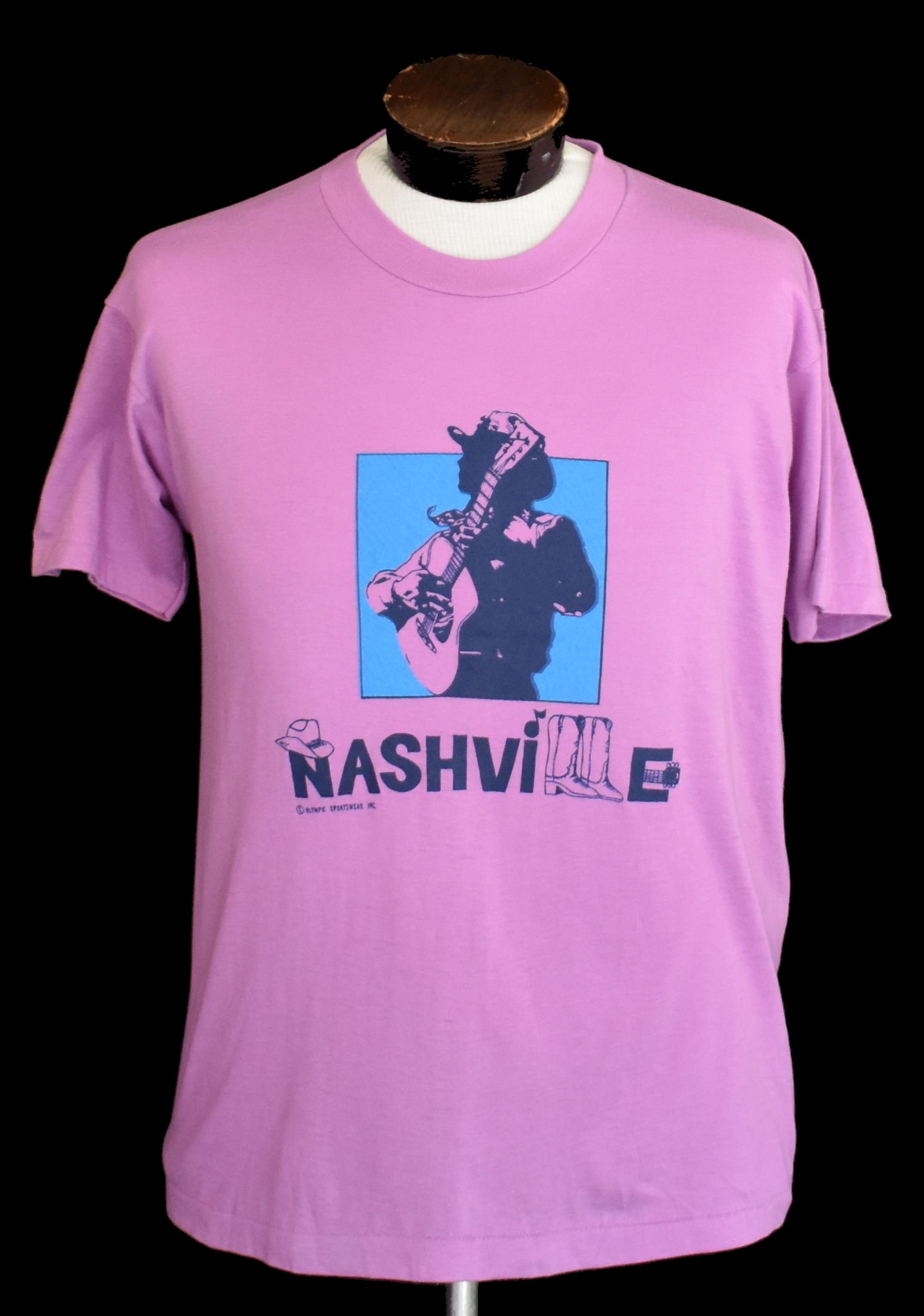 Vintage Nashville Tshirt 80s Country Music Tee 1980s Etsy