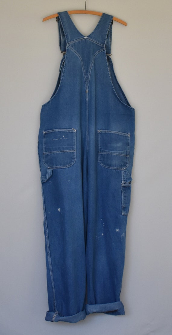 Vintage 70s Sears Work Overalls, 1970s Medium Was… - image 6