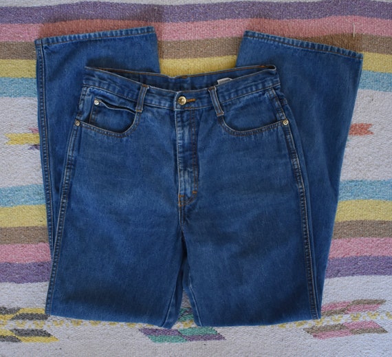Vintage 70s Brittania Jeans, 1970s Medium Wash De… - image 3