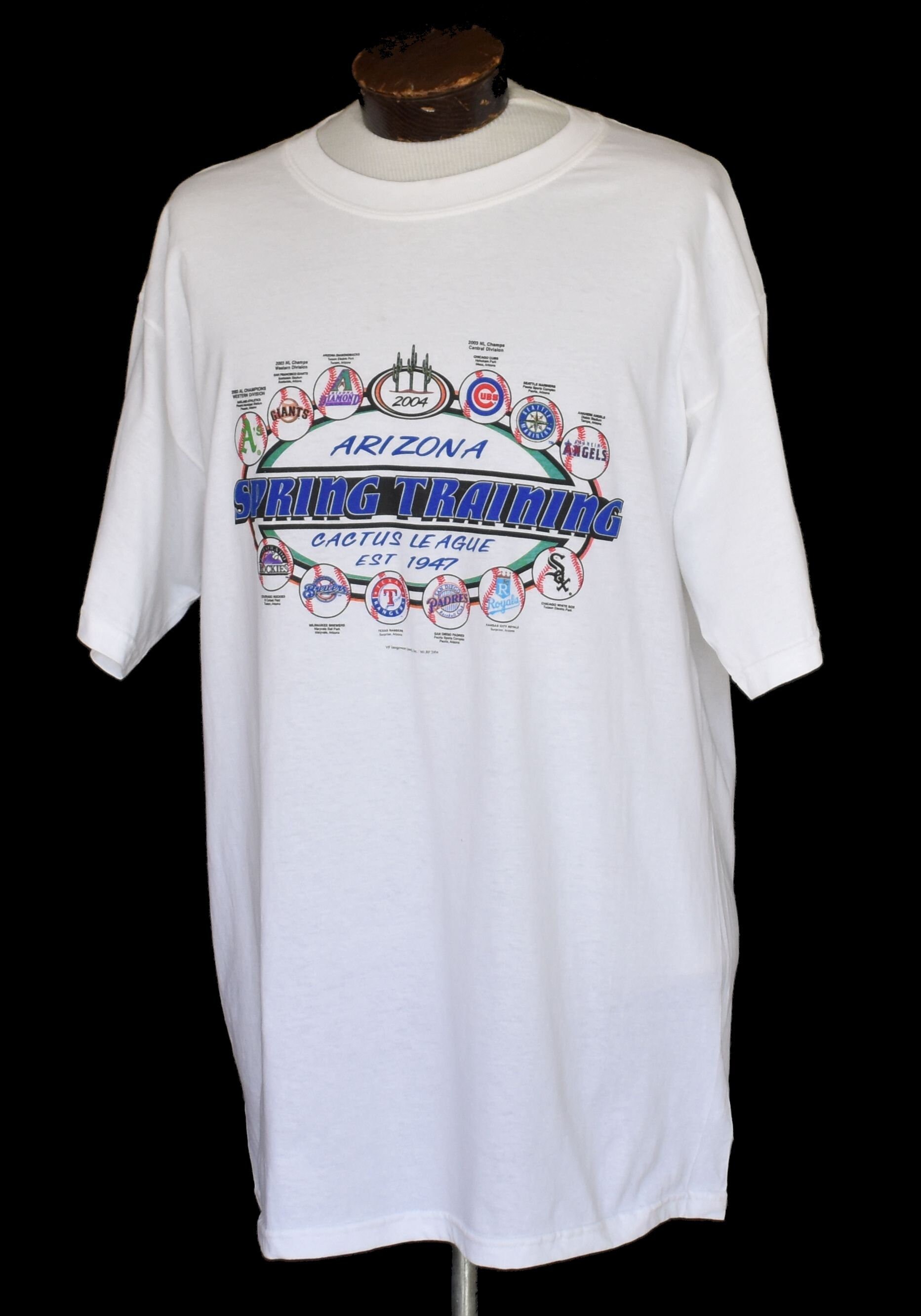 Arizona Cactus League T-shirt, MLB Spring Training Tee, Size XL 