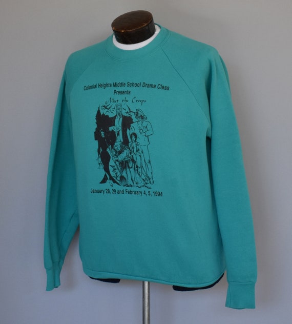 Vintage 90s Meet The Creeps Sweatshirt, 1990s Cre… - image 4
