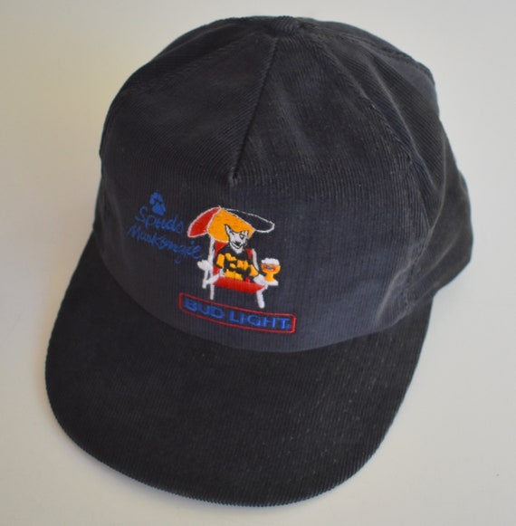 Vintage 90s Spuds Mackenzie Corduroy Hat, 1990s B… - image 5
