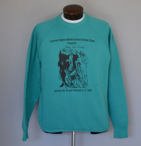 Vintage 90s Meet The Creeps Sweatshirt, 1990s Cre… - image 2