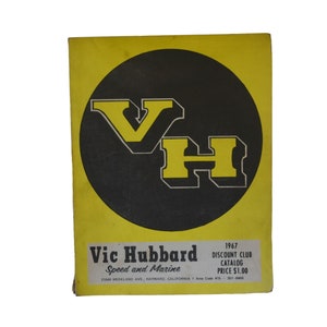 1967 Vic Hubbard Speed and Marine Mail Order Catalog