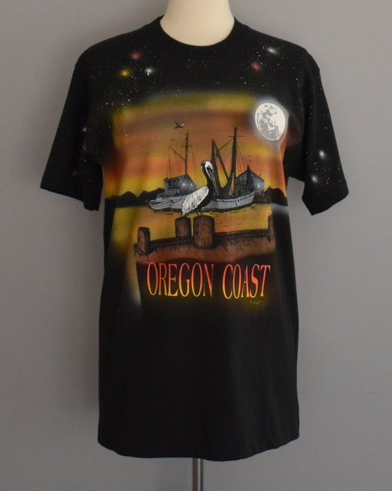 Vintage 80s Oregon Souvenir T-shirt, 1980s Oregon… - image 7