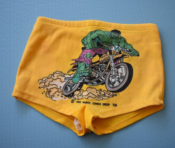 incredible hulk swim trunks