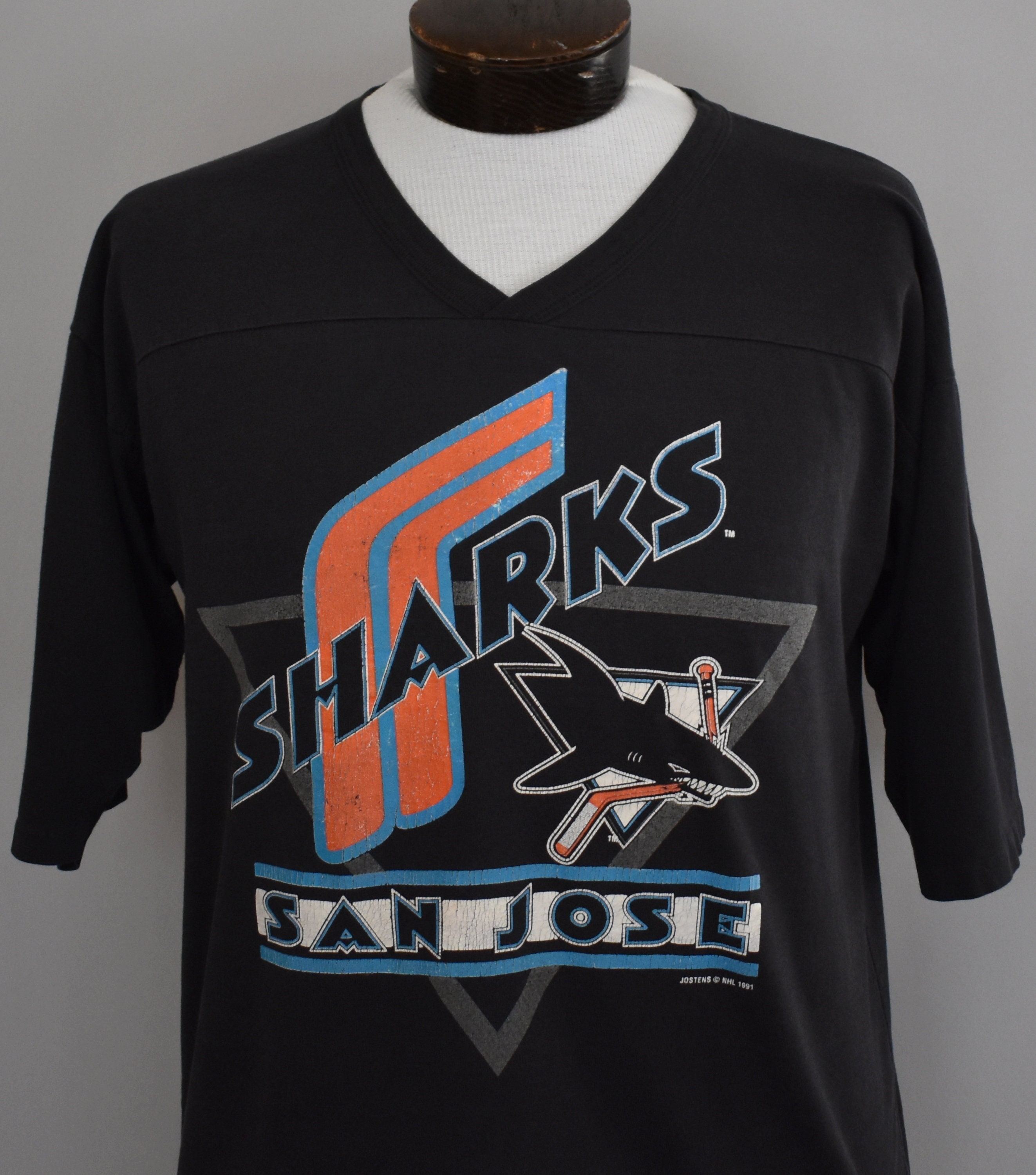 ZZYT San Jose Sharks Ice Hockey T Shirt 
