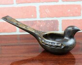 Treenware Salem Collection Reproduction Primitive Bowl Bird Ladle Dipper Made in USA
