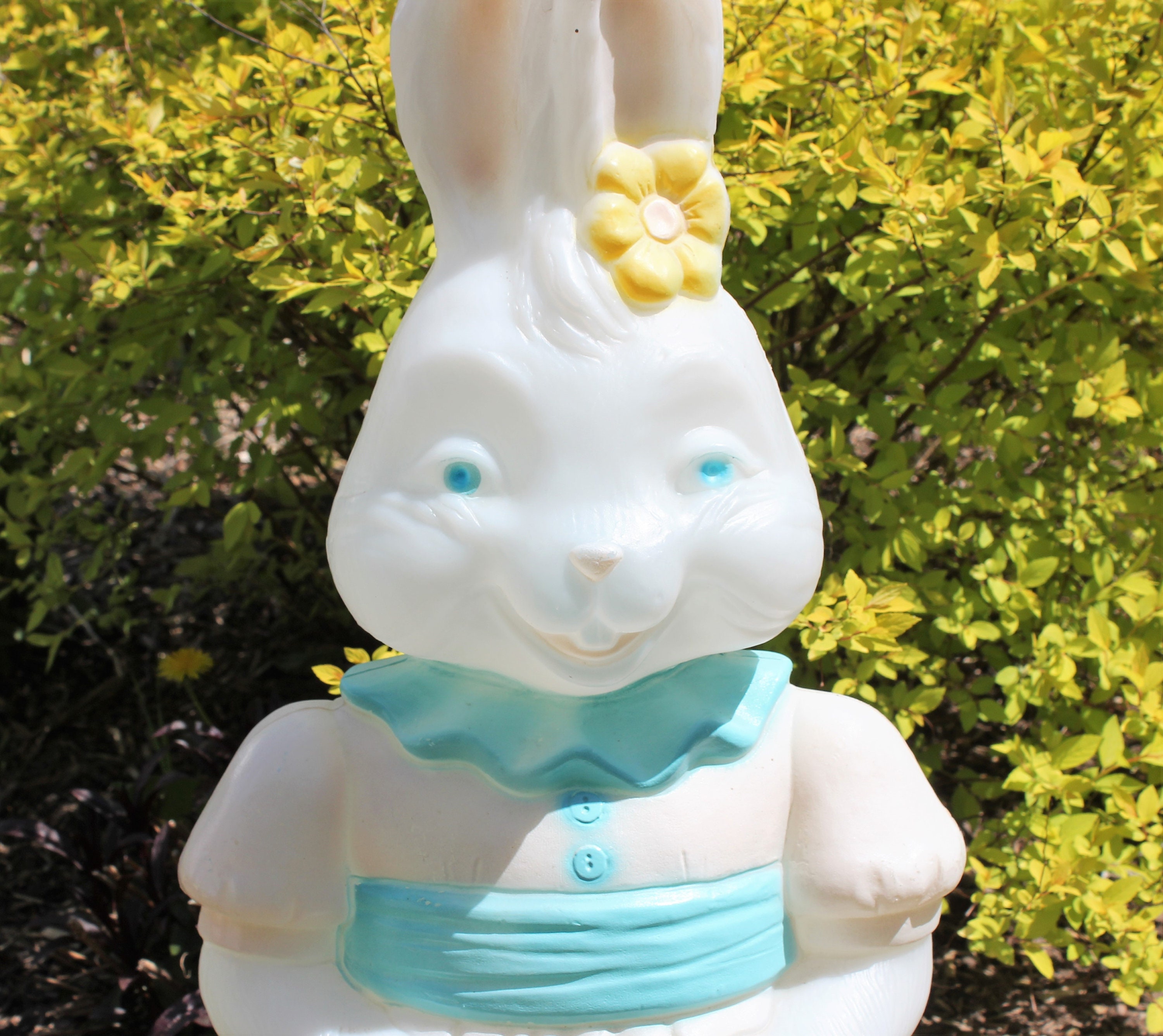 Vintage Girl Easter Bunny plastic Light up Rabbit 25 Etsy