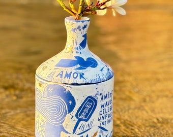 Handmade Ceramic Urn for Ashes - Ashes Urn - Urn for Human Ashes - Portion of an Adult’s Ashes