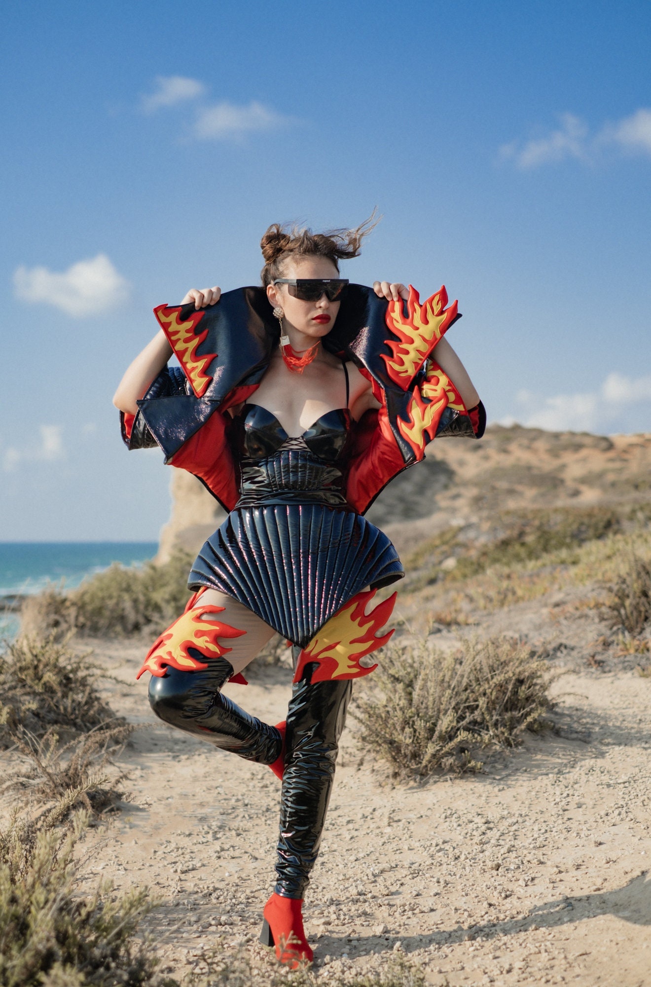 Fire woman fancy dress online