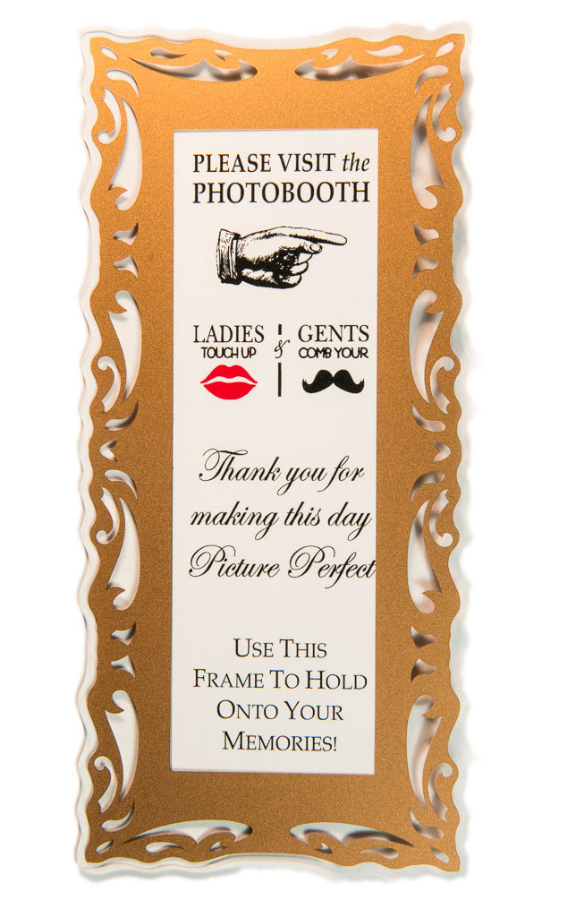 Photo Booth Frame 2x6 photo booth frame with photo Etsy