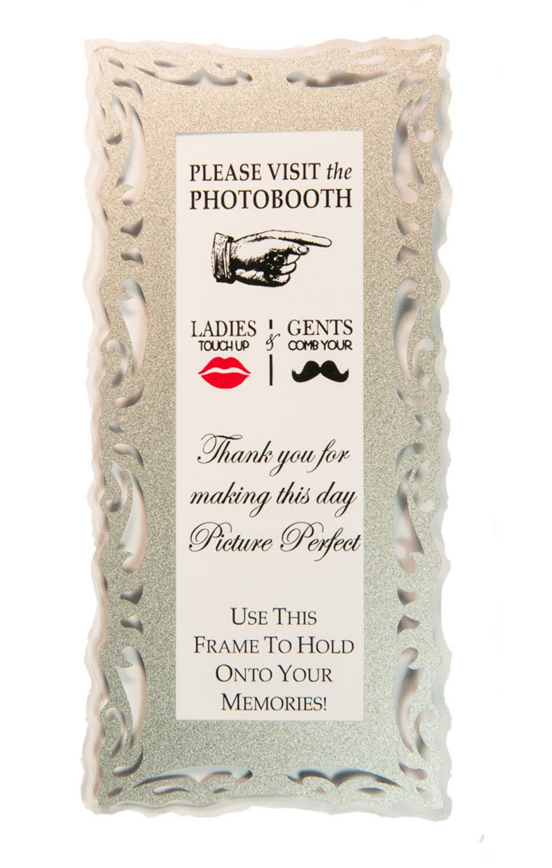 Photo Booth Frame 2x6 Photo Booth Frame With Photo Etsy