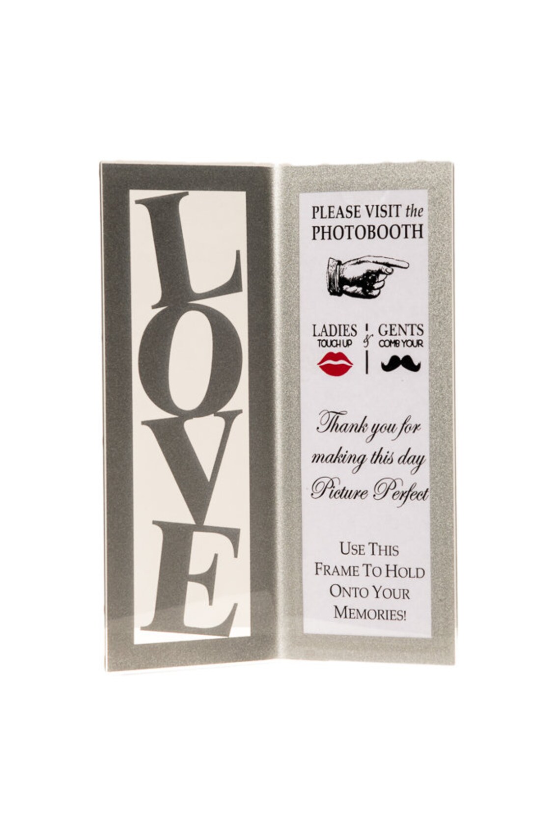 Photo Booth Frame 2x6 LOVE Photo Booth Frame With Photo Etsy