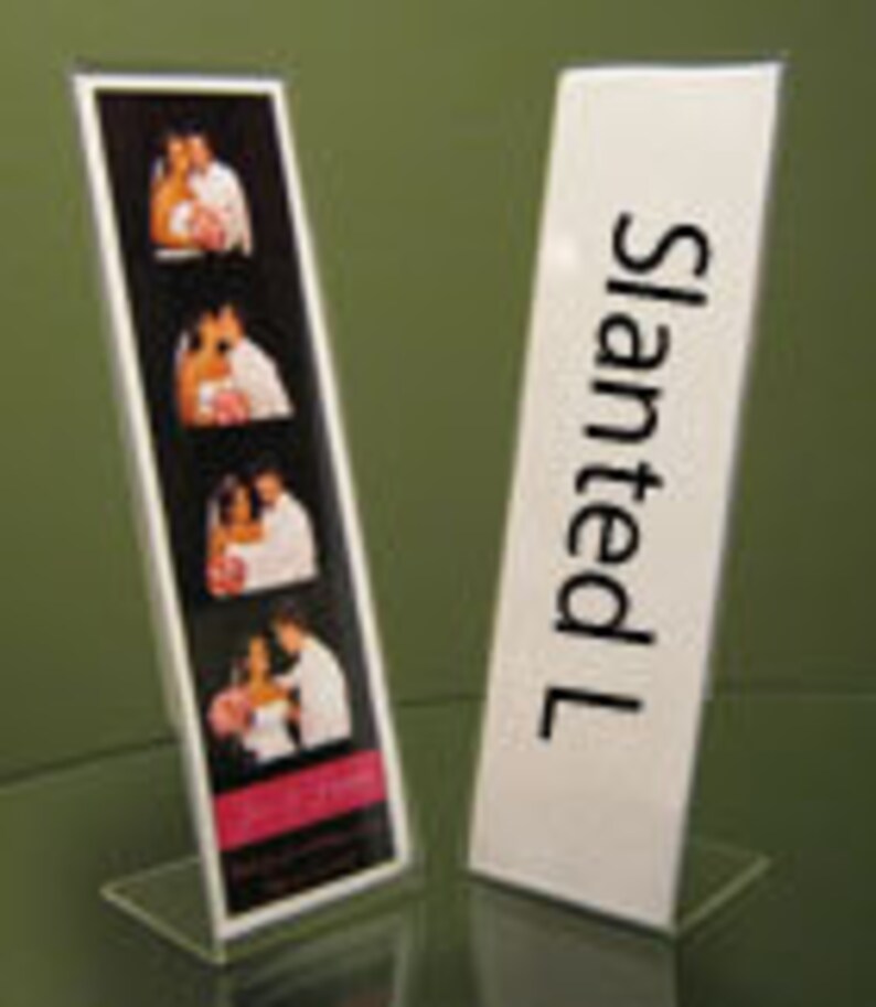 Photo Booth Frame Lot of 120 Acrylic Picture Frames 2x6 L Style
