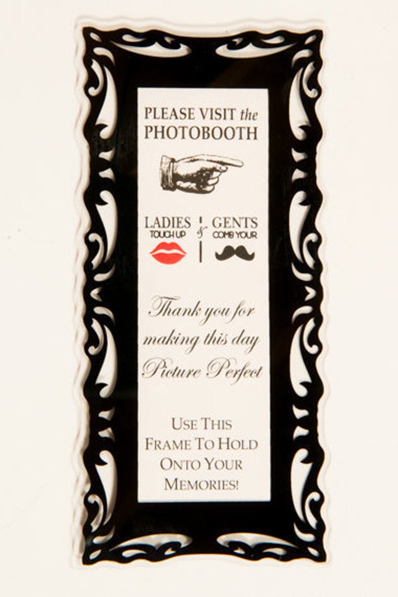 Photo Booth Frame 2x6 Photo Booth Frame With Photo Etsy