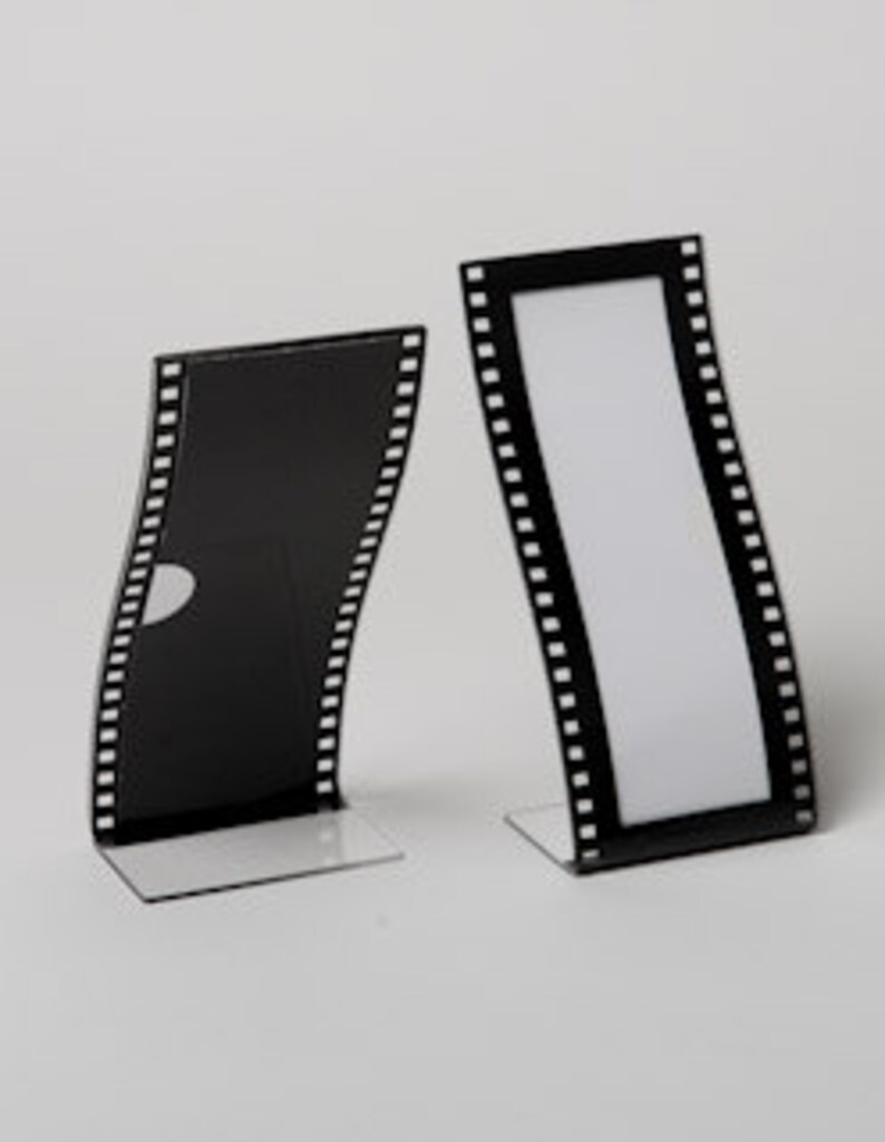 Wavy Film Strip Photo Booth Frame Lot of 200 Acrylic Picture Frames Hollywood frame curvy photo booth frame 2x6