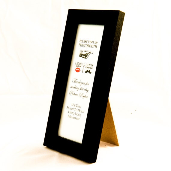 Photo Booth Frame 2x6 Premium Black Photobooth frame Etsy