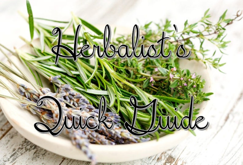 Herbalist's Quick Guide PDF Magickal Uses of Herbs | Etsy on {keyword}