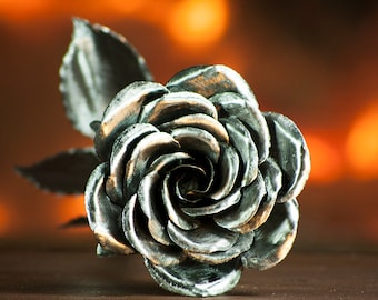 Metal Rose Perfect Handcrafted Steel Rose