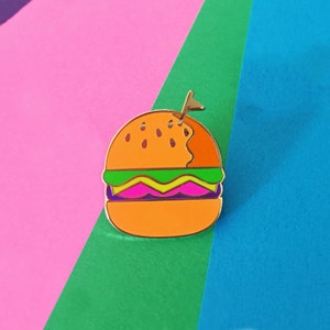 Burger Lapel Pin