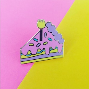 Cake Slice Lapel Pin