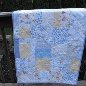 baby quilt,  boy quilt, crib quilt,  handmade quilt, minky baby,  patchwork baby quilt,  nursery gift, blue baby blanket, throw, blanket