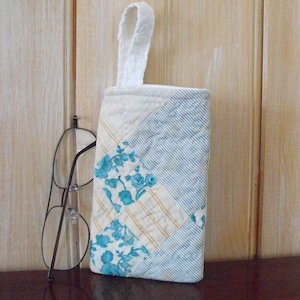 eyeglass case, desk accessory, travel accessory, handmade phone case, pencil case, bedside accessory, hostess gift, gift for her