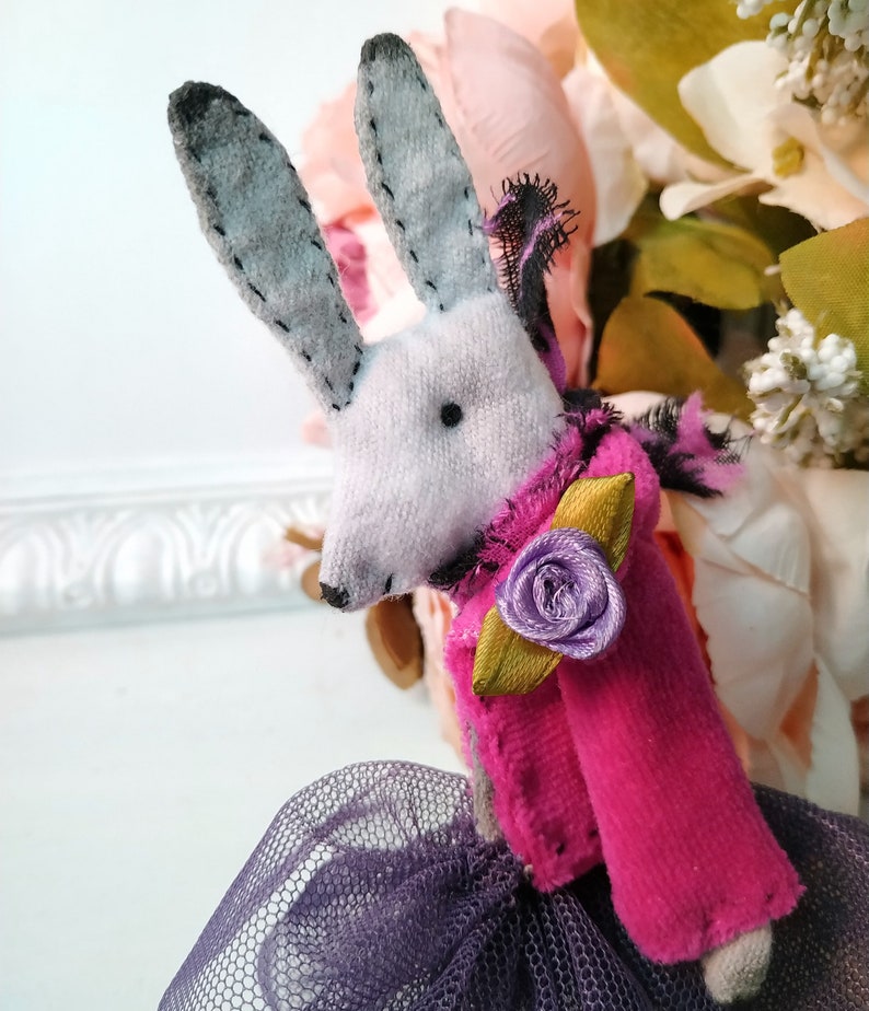 Bunny pin Cottagecore decor Bunny ornament Primitive hare | Etsy Bunny pin Cottagecore decor Bunny ornament Primitive hare | Etsy