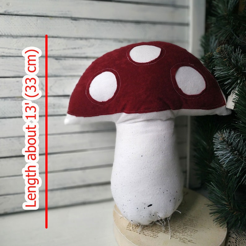 Mushroom pillow Cottagecore decor Throw pillow Mushroom Etsy