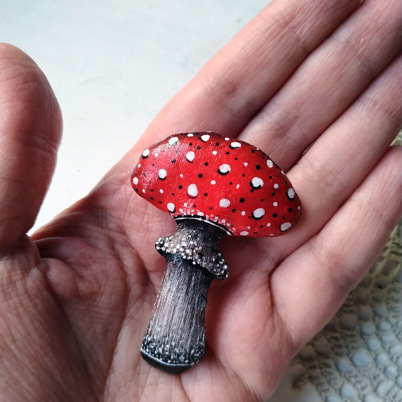 Mushroom pin Etsy
