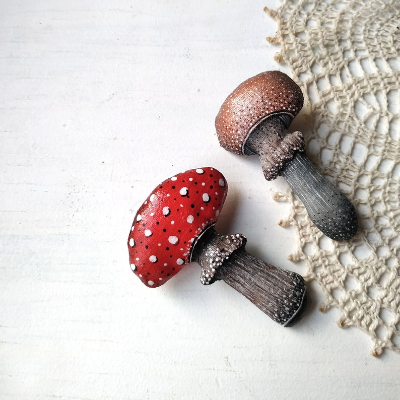 Mushroom pin Etsy