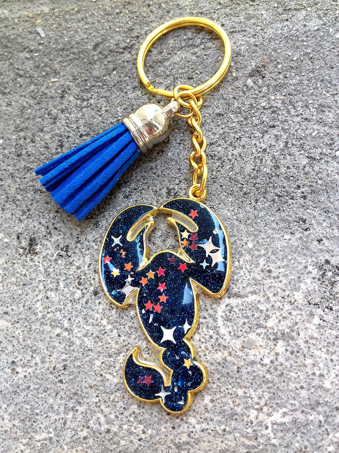 Scorpion Keychain Zodiac Resin Horoscope Sign October November Etsy