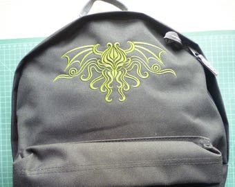 Cthulhu Bag, Cthulhu Rucksack, hp lovecraft, 1920s horror, 18 litre school bag