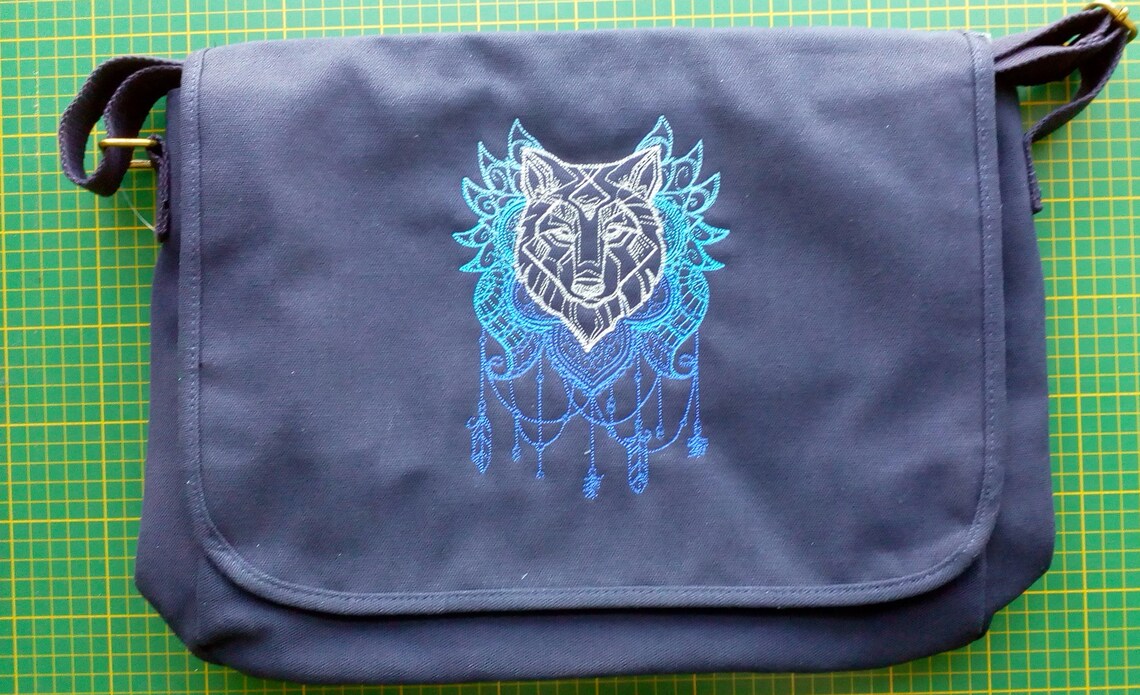 Wolf Bag Wolf dreamcatcher Bag wolf suncatcher Bag Etsy