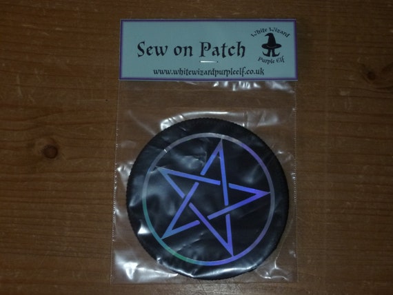 Black Dice Design Embroidered Polycotton Patches Accessory UK Seller