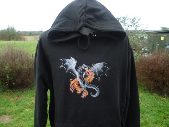 Mystical Dragon Hoodie Glow in the Dark 