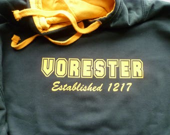 Forest of Dean Hoodie, Unisex Forester Hoodie, Vorester Hoody, local dialect 1217 Hoodie sweater