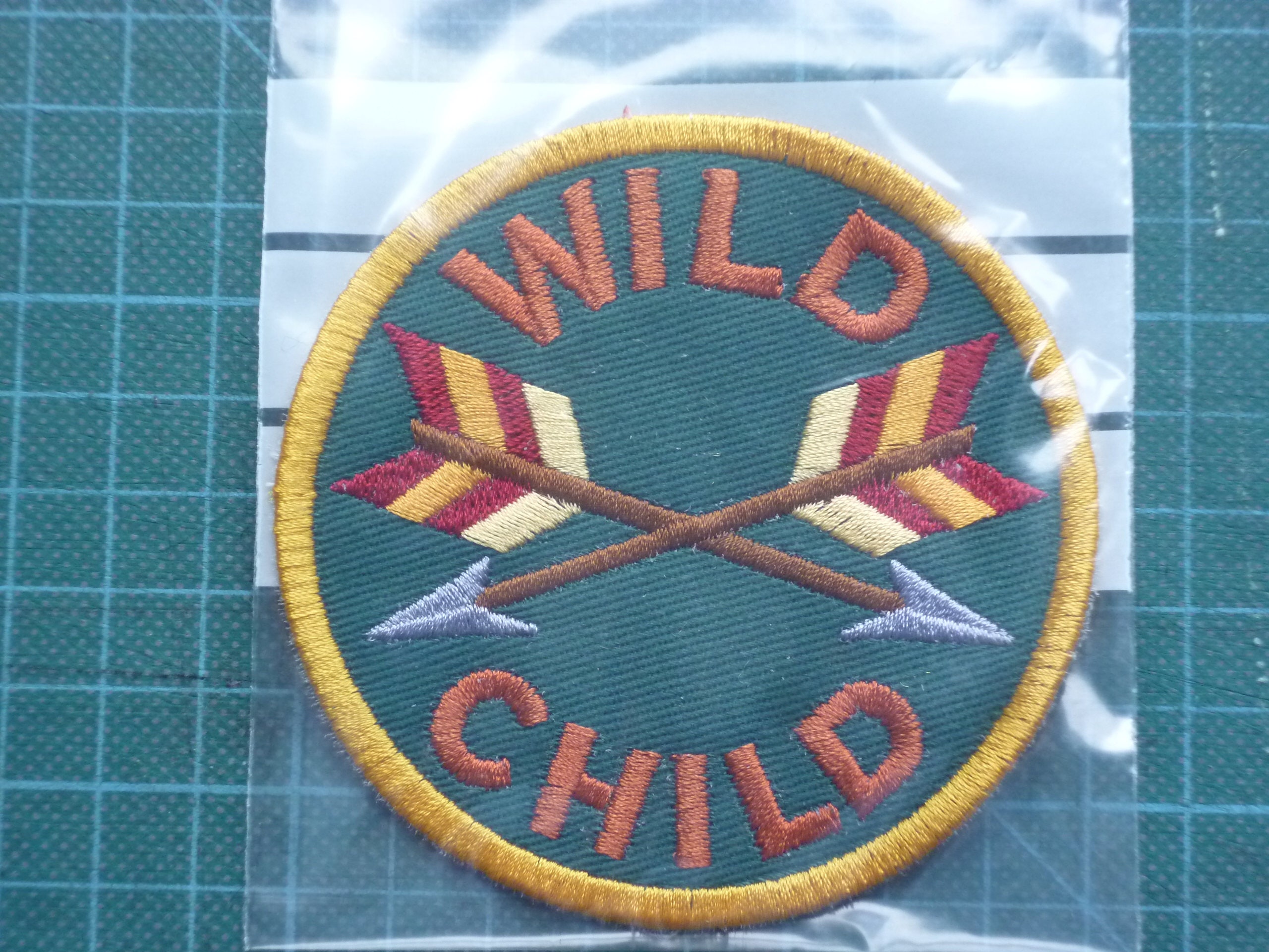 Wild Child Patches Sew on Patches for Jackets Hats and Bags 